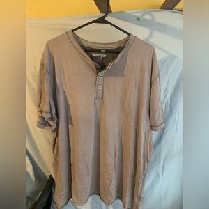 Men’s wrangler XL gray shirt with buttons